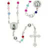 Mini chapelet multicolore + mousqueton + boîte