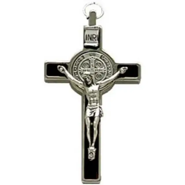 Cross St Benedict 8 X 4 cm Black Email