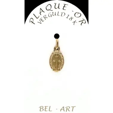 Medaille plaqué-goud - Wonderbare - 11 mm