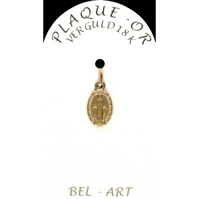 Medaille plaqué-goud - Wonderbare - 11 mm