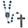 Rozenkrans Kristal - Donkerblauw / Schrijn
