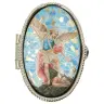 Pillbox St Michael Mosaic OV 52 X 36 mm