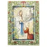 Glazen kader met OLV van Lourdes 14 x 10 cm