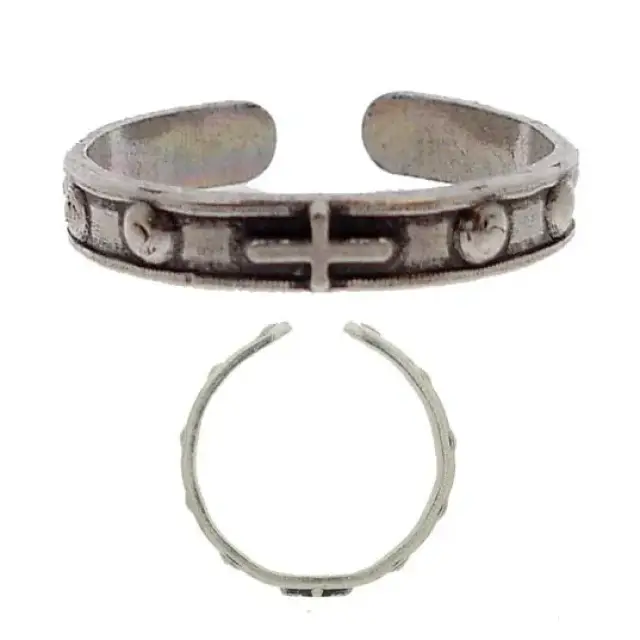 Ring-Tientje - Bt 4 mm - Diam 1 - Met Verzilverd