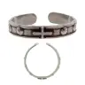Ring-Tientje - Bt 4 mm - Diam 1 - Met Verzilverd