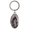 Sleutelhanger - H Kristoffel 44 X 26 mm - Email blauw