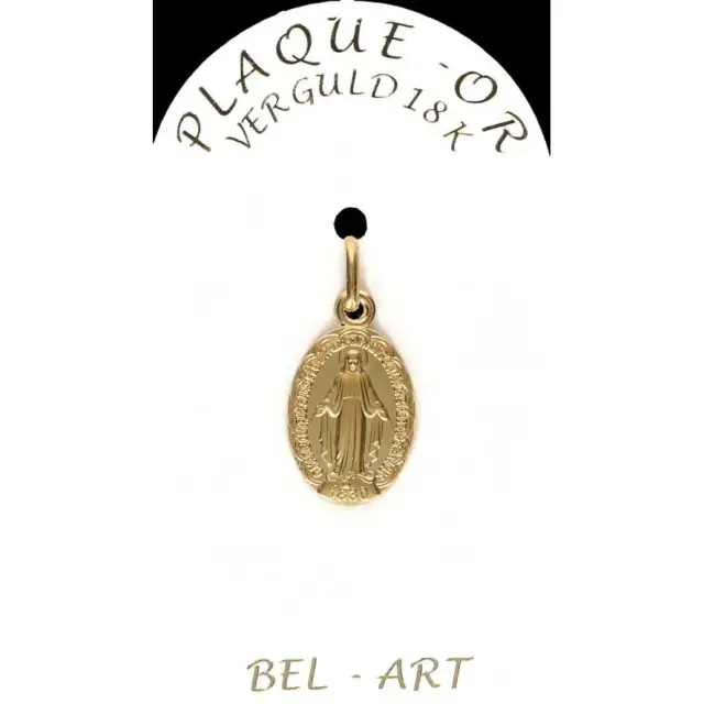 Medaille plaqué-goud - Wonderbare - 15 mm