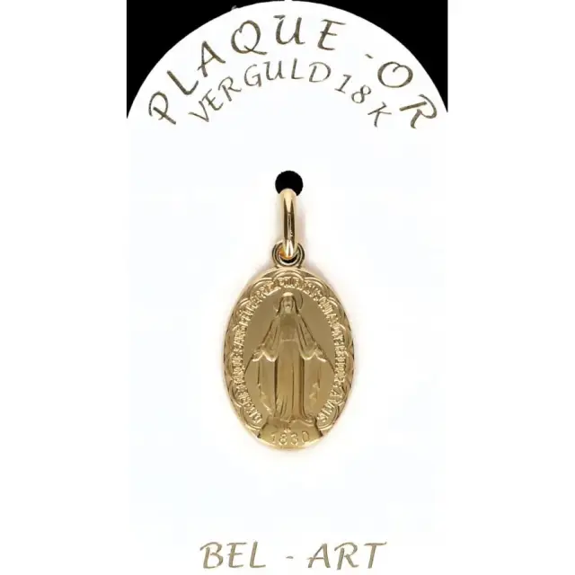 Medaille plaqué-goud - Wonderbare - 19 mm