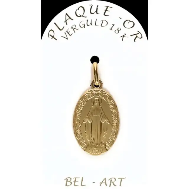 Medaille plaqué-goud - Wonderbare - 21 mm