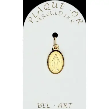 Medaille plaqué-goud - Wonderbare - 13 mm