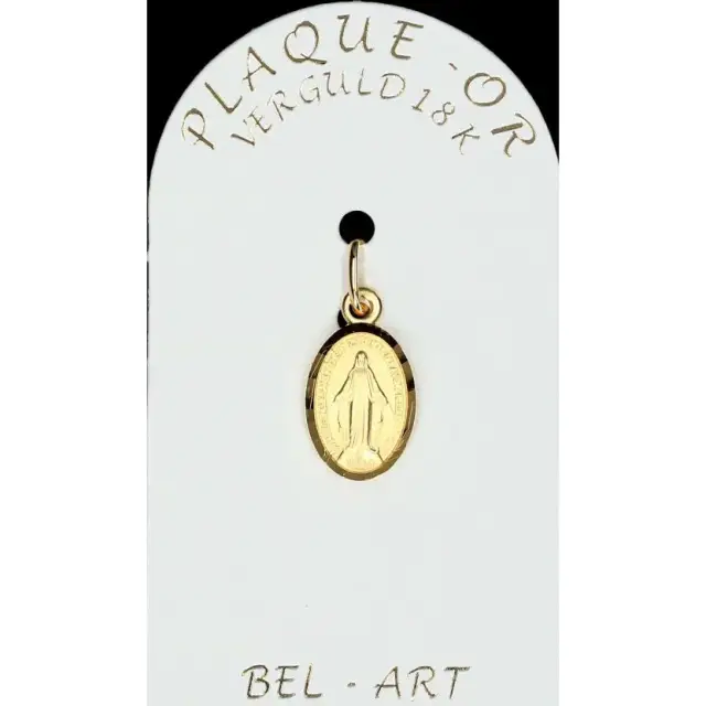 Medaille plaqué-goud - Wonderbare - 13 mm