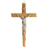 Wall Cross 17 cm Olive wood