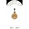 Medal gold plated St. Rita 12mm