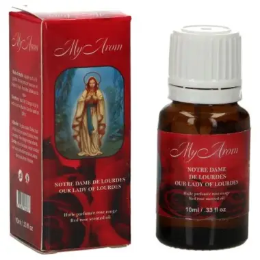 Geurolie 10 ml O.L.V. Van Lourdes - Rode roos