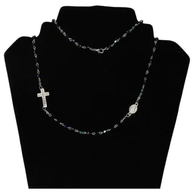 Collier à 5 Dizaines - Cristal scarabée