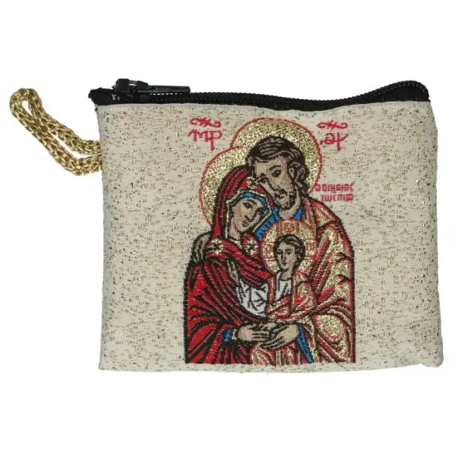 Case Rosary 6.6 X 7.2 cm Holy Family