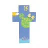 Kruisbeeld 12 cm Blauw