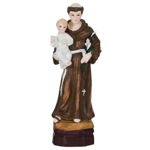 Statue 20 Cm St Anthony Porcelain