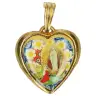Médaille 18 mm - Appar Lourdes - Métal Doré