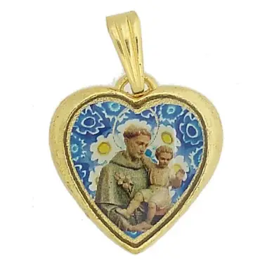Médaille 18 mm - St Antoine - Métal Doré