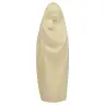 Statue Vierge Marie avec enfant moderne en bois - 18 cm - frêne naturel