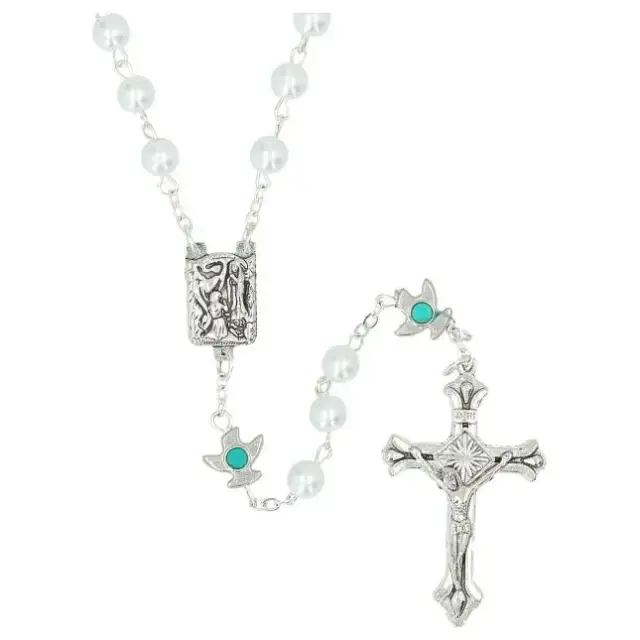 Rosary white pater dove