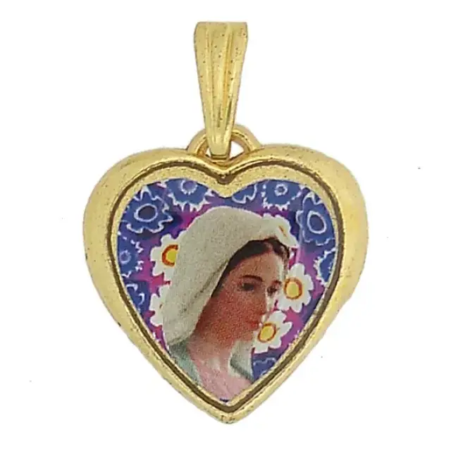 Médaille 18 mm - Medjugorje - Métal Doré