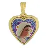 Médaille 18 mm - Medjugorje - Métal Doré