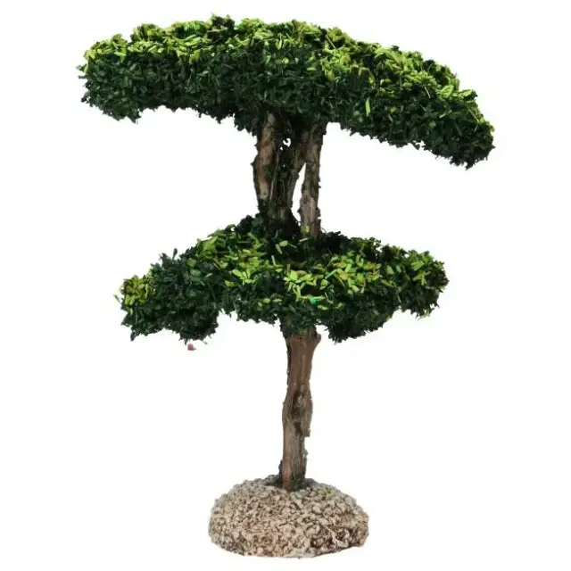 Provencaalse decor Maritieme pijnboom H 15 cm