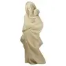Woodcarving statue of Blessed Mother Modern 10 cm natural wood