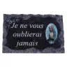 Plaque Cimetiére 9x14 cm - Je ne vous oublierai jamais