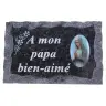 Plaque Cimetiere A Mon Papa Bien-Aime 9x14