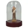 Globe en verre de 8 cm avec statue de Saint Antoine