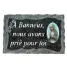 Plaque Cimetiere A Banneux Nous Avons Prie Pour Toi 9x14
