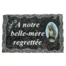 Plaque Cimetiere A Notre Belle-Mere Regrettee 9x14