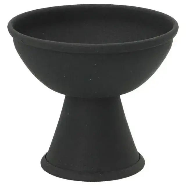 Brûle-encens - H 9 x 8 cm - Fer noir