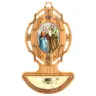 Bénitier Bois d'olivier 9 x 5.5 cm Sainte Famille