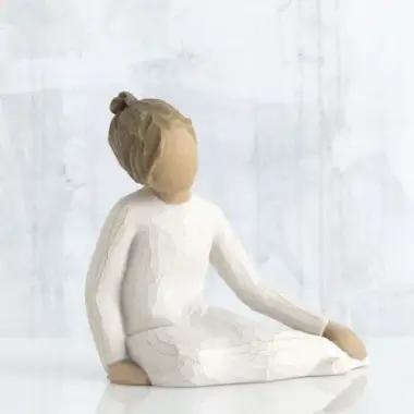 Willow Tree statues : Assisi 7.5 Cm Girl Thoughtful child