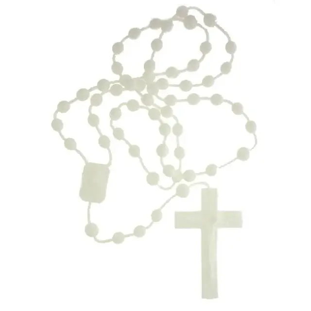 Rozenkrans op nylon - Wit