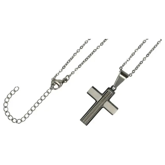 Croix en acier 22 mm + chaine