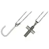 Croix en acier 22 mm + chaine