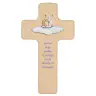 Cross 15x8.5 cm Wall Thy Guardian Angel ... Rose