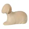 Mouton couché : crèche de Noël en bois Aram pour 10 cm