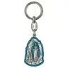 Porte-Clefs - Grotte de Lourdes - Email bleu