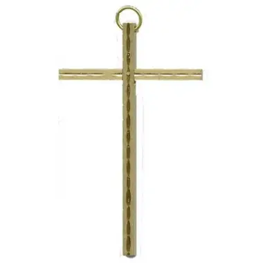 Kruisbeeld - 10 cm - Messing