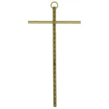 Kruisbeeld - 15 cm - Messing