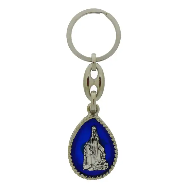 key ring App. Lourdes Email Blue