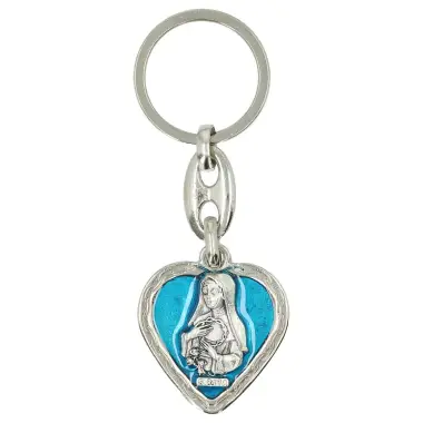 Porte-Clefs - Ste Rita - Email Bleu