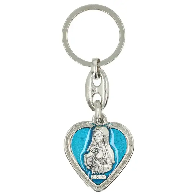 Porte-Clefs - Ste Rita - Email Bleu