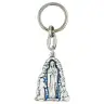 Porte-Clefs Grotte N.D. de Lourdes Email bleu